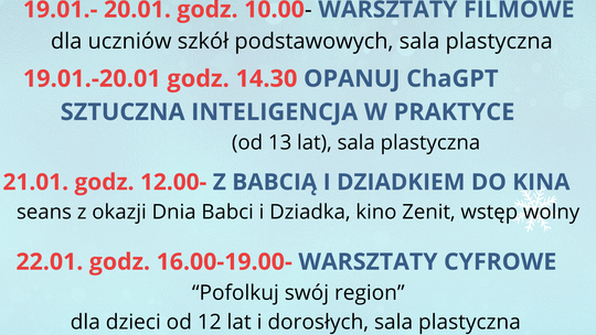 Ferie z Ośrodkiem Kultury w Młynarach