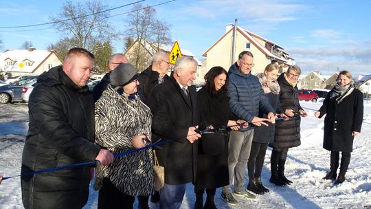 Uroczyste otwarcie drogi powiatowej nr 2156N- ul. Polna w Młynarach.