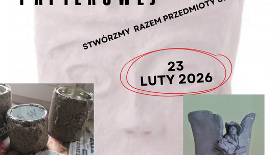 Warsztaty rękodzielnicze- masa papierowa