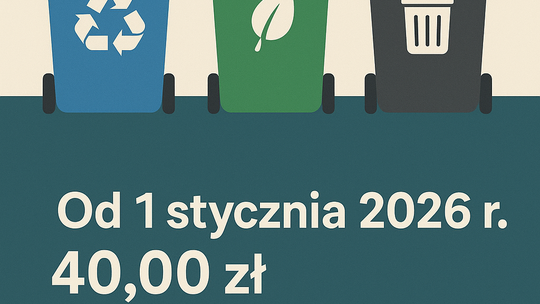 Zmiana wysokości opłaty za gospodarowanie odpadami komunalnymi.