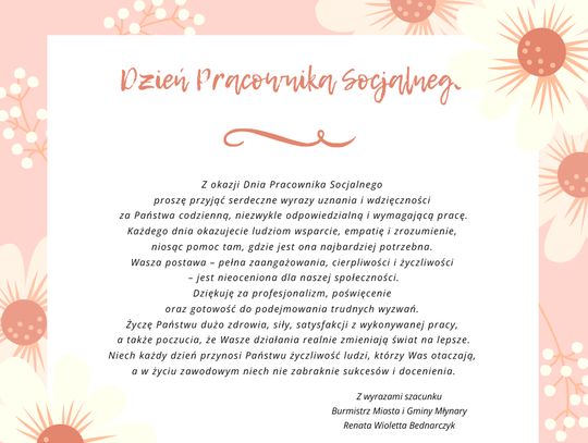 21 listopada - Dzień Pracownika So0cjalnego.