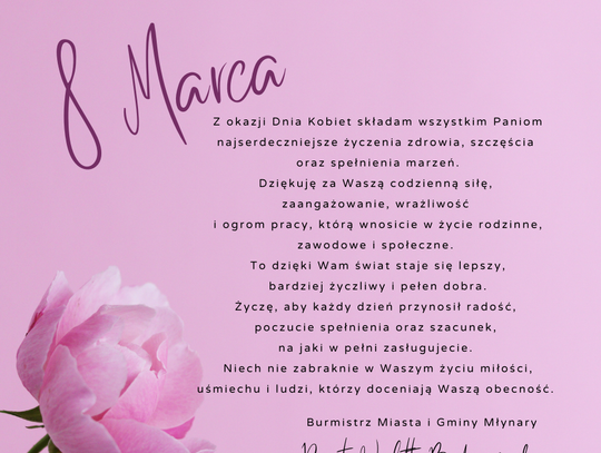 8 marca - Dzień Kobiet.