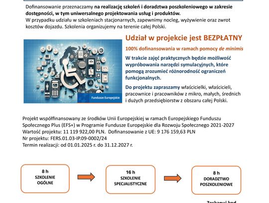 Bezpłatne spotkanie  dotyczące dostępności.