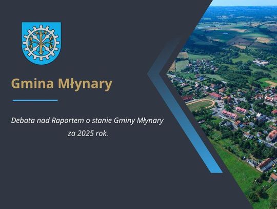 Debata nad Raportem o stanie Gminy Młynary za 2025 rok.