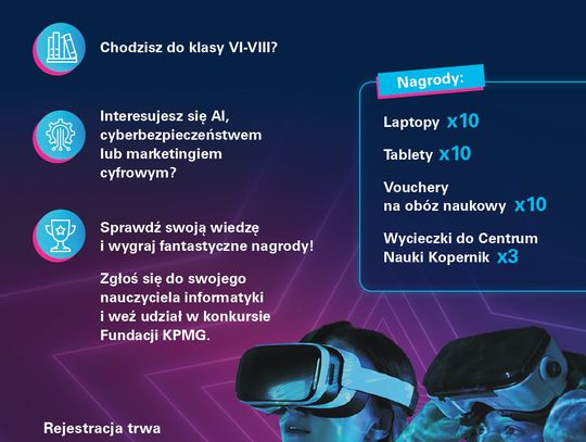 Dołącz do konkursu i odkrywaj świat cyfrowych technologii.