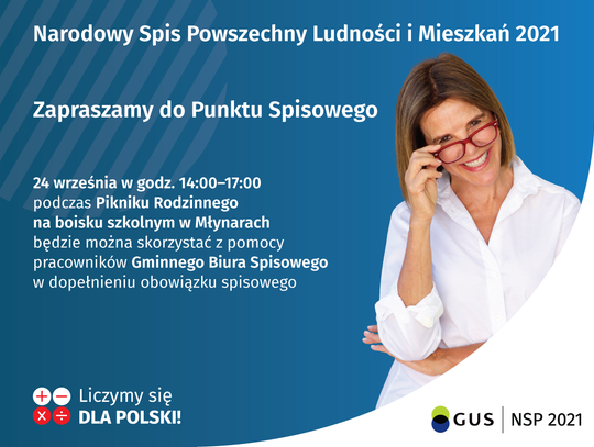 Dyżur Gminneg Biura Spisowego w dniach 24 i 26 września Dyżur Gminneg Biura Spisowego w dniach 24 i 26 września