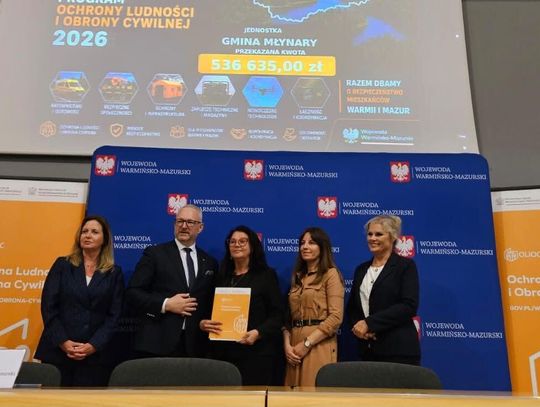 Gmina Młynary z kolejnym dofinansowaniem na bezpieczeństwo mieszkańców