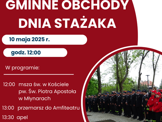 Gminne obchody Dnia Strażaka.