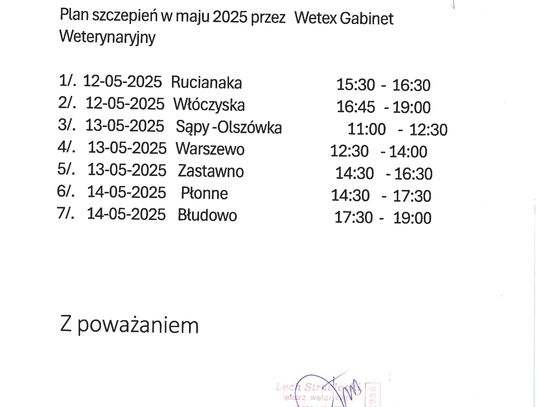 Harmonogram szczepienia psów 