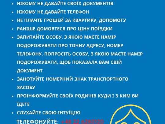 Informacja dla uchodźców z Ukrainy / Інформація для біженців з України