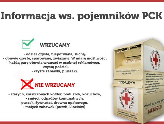 Informacja ws. pojemników PCK