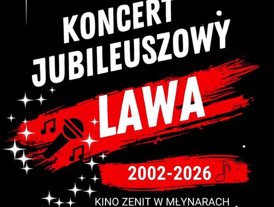 Jubileuszowy koncert ZESPOŁU LAWA - 27.06.2026