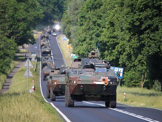Komunikat- wzmożony ruch pojazdów wojskowych.