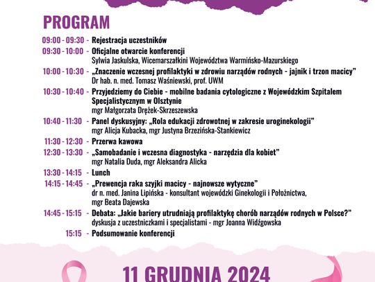 Konferencja dla kobiet.