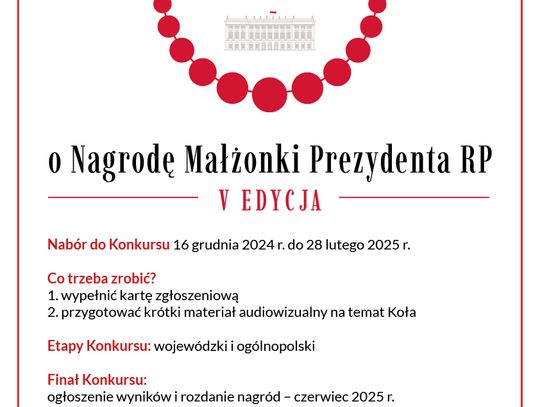 Konkurs dla Kół Gospodyń Wiejskich.
