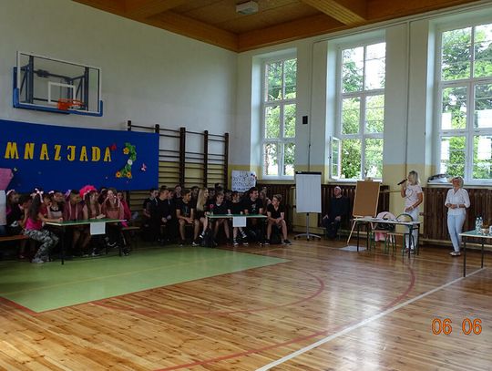 Konkurs ,,Gimnazjada” w Zespole Szkół w Młynarach.
