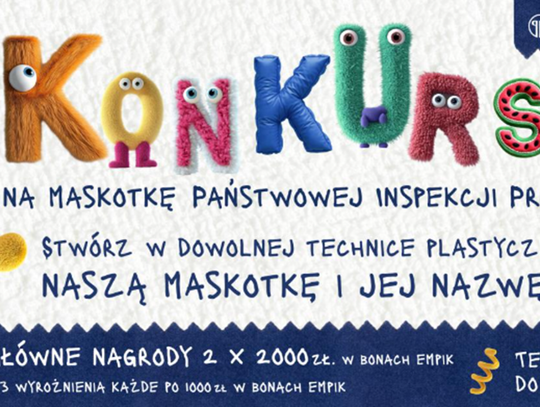 KONKURS NA MASKOTKĘ PAŃSTWOWEJ INSPEKCJI PRACY