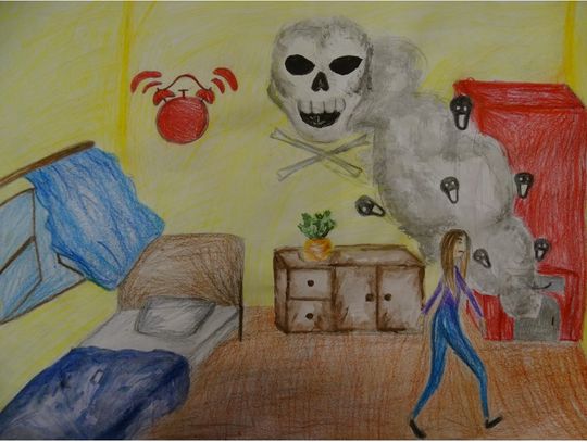 Konkurs plastyczny pt. "Ciche zatruwanie to czadu działanie" - eliminacje gminne rozstrzygnięte