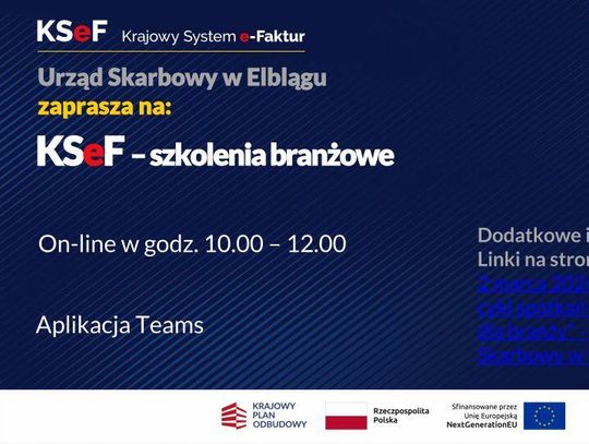 KSeF –szkolenia branżowe Dodatkowe