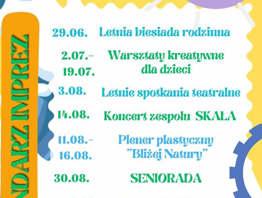 Lato 2024- Kalendarz imprez