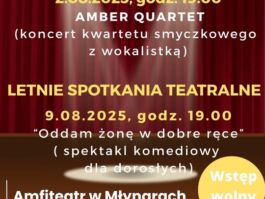 Letnie spotkania w amfiteatrze.