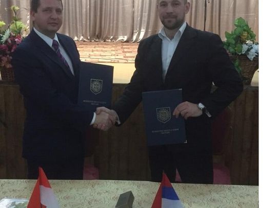 Podpisanie umowy partnerskiej mieście Ladushkin