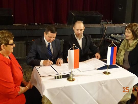 Podpisanie umowy partnerskiej z miastem Ladushkin