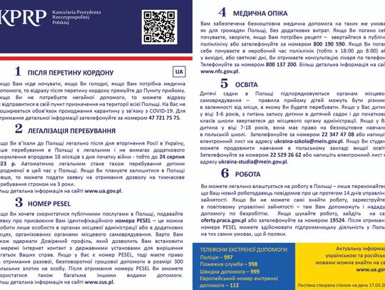 Proces rejestracji obywateli Ukrainy /Процес реєстрації громадян України.