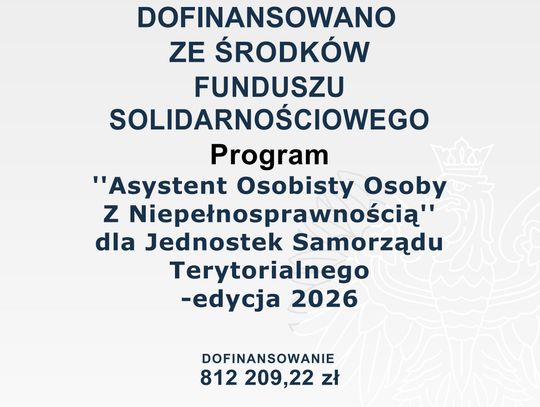 Program- Asystent osobisty osoby z niepełnosprawnością.