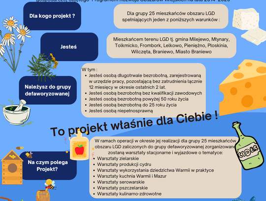 PROJEKT: „Zachowanie i promocja dziedzictwa przyrodniczego występującego na obszarze LGD”