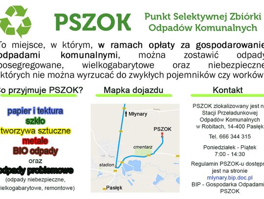 PSZOK - Punkt Selektywej Zbiórki Odpadów Komunalnych