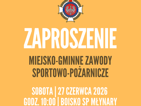 Seredecznie zapraszamy za miejscko-gminne zawody sportowo-pożarnicze- 27.06.2026