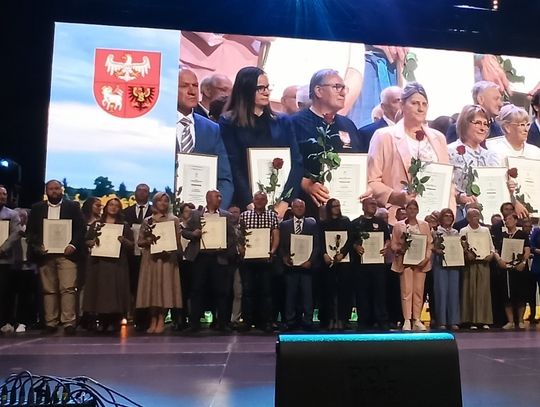 Sołtys Sołectwa Kwietnik wyróżniona podczas Samorządowego Forum Sołtysów.