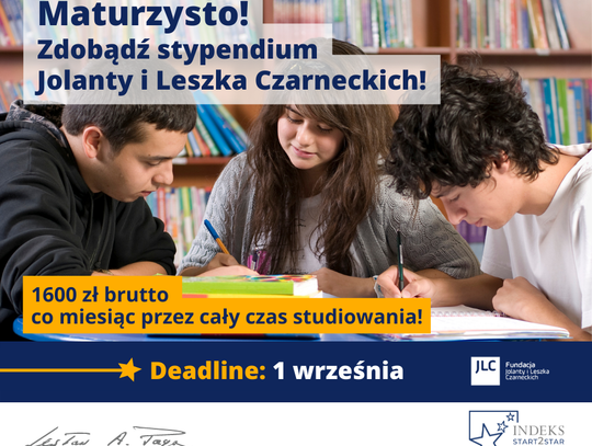 Stypendia dla maturzystów.