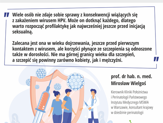 Szczepienia przeciwko wirusowi HPV.