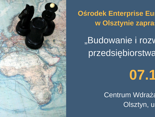 Szkolenie pt. „Budowanie i rozwój strategii eksportowej przedsiębiorstwa – aspekty praktyczne"