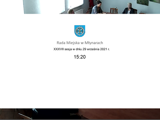 Transmisja XXXVII nadzwyczajnej sesji Rady Miejskiej w Młynarach Transmisja XXXVII nadzwyczajnej sesji Rady Miejskiej w Młynarach