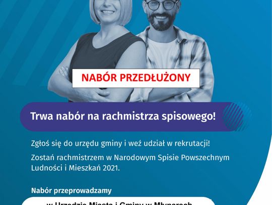 Trwa nabór na rachmistrza spisowego Trwa nabór na rachmistrza spisowego