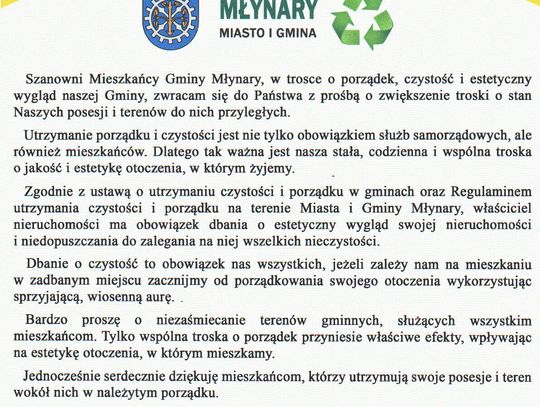 Utrzymanie porządku i czystości