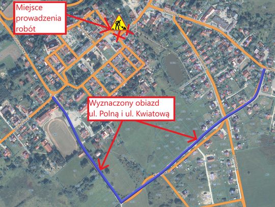 UWAGA! Czasowe zamknięcie skrzyżowania w Młynarach