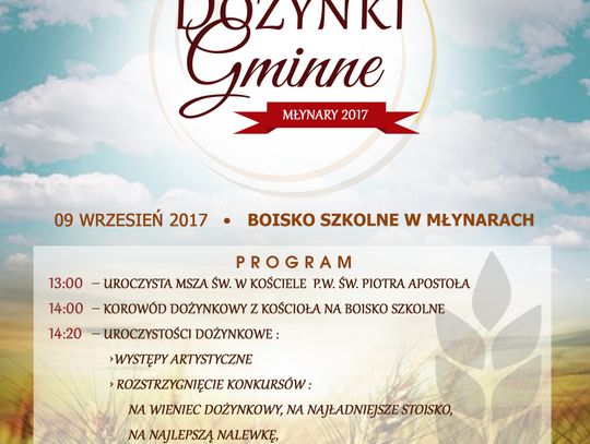 Uwaga- ZMIANA MIEJSCA UROCZYSTOŚCI DOŻYNKOWYCH