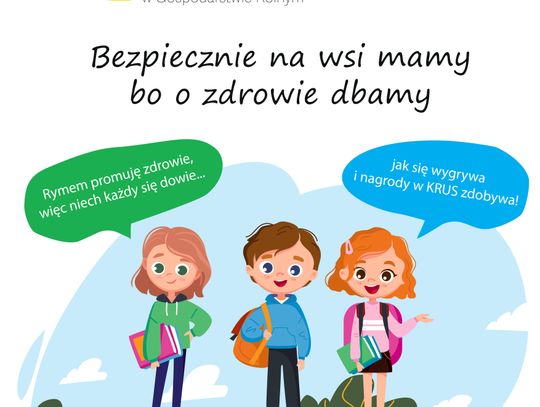 V Ogólnopolski Konkurs dla Dzieci na Rymowankę o Bezpieczeństwie w Gospodarstwie Rolnym.