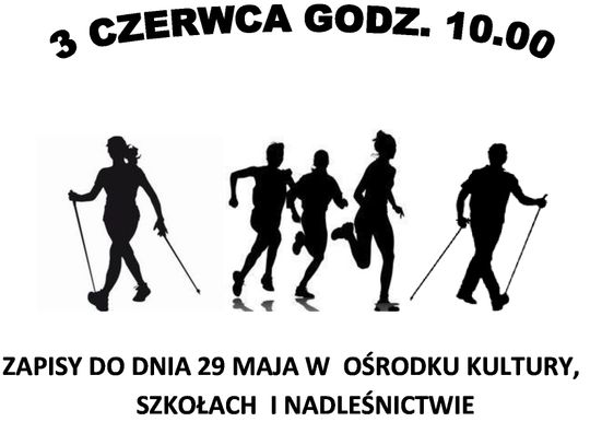VIII rekreacyjny bieg i marsz Nordic Walking do "Grubej Kaśki" - 3 czerwca godz. 10.00