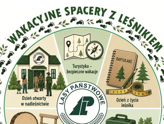 Wakacyjne spacery z leśnikiem.