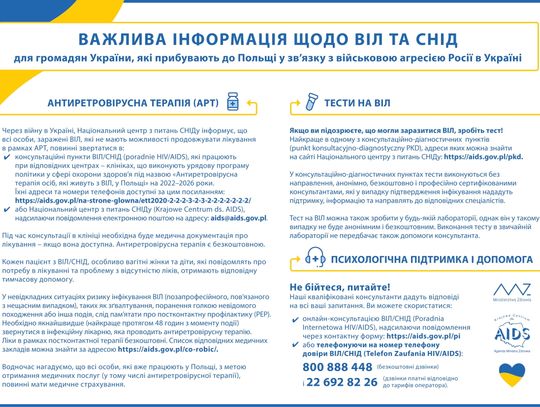 Ważna informacja / Важлива інформація