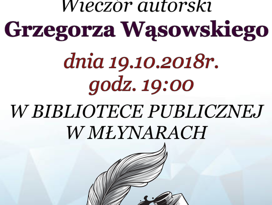 Wieczór autorski Grzegorza Wąsowskiego