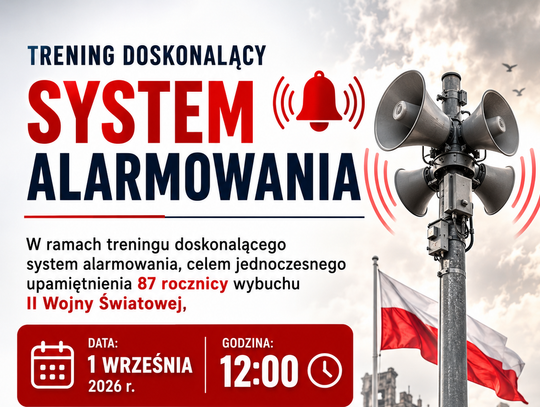 TRENING SYSTEMY ALARMOWEGO, SYRENY ALARMOWE