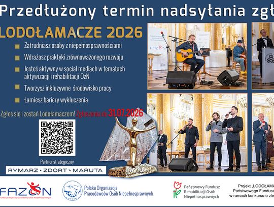 Wydłużenie terminu składania zgłoszeń do konkursu LODOŁAMACZE