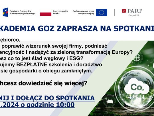 Zaproszenie do udziłu w projekcie Akademii GOZ.
