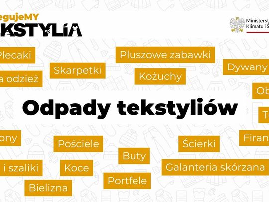 Zbiórka tekstyliów na terenie gminy Młynary